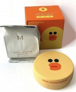 Кушон ANGEALA Magic Cushion SPF50+/PA+++ 15гр.+ сменный блок 15гр.Тон 23 Содержит микропигменты и кремниевый порошок. Отличное покрытие, скрывает дефекты кожи.