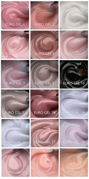 Гель SHOKOLAK для укрепления и наращивания ногтей EURO GEL №1