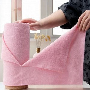 Тряпочки для уборки из микрофибры в рулоне, 20 шт.. 25 х 25 см.