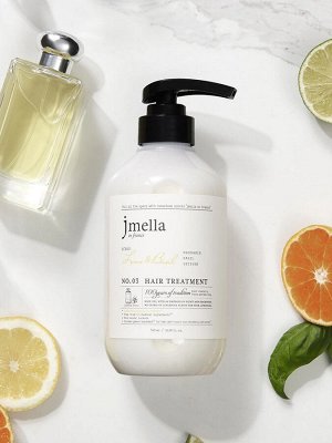 Jmella Парфюмированный кондиционер для всех типов волос Lime & Basil Hair Treatment 500 мл