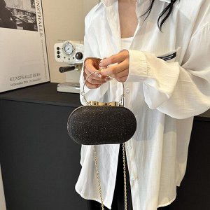 Сумка клатч, женская, вечерняя, блестящая, мини