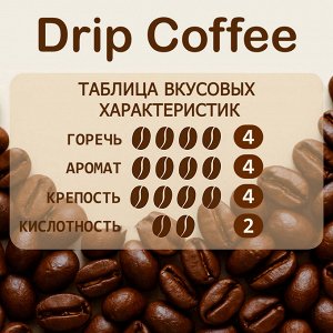 Кофе дрип молотый в фильтр-пакетах Drip Coffee 90шт.✿