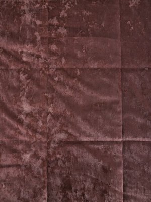 Покрывало стеганое на кровать из Велюра 240*260 с подушками 35*35 - 2 шт Розовый Кварц