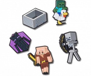 Crocs  Jibbitz™ шарм -  «Minecraft» набор (5 штук)