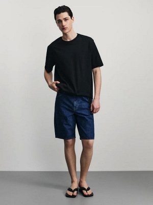 Брюки (бермуды) джинсовые мужские индиго