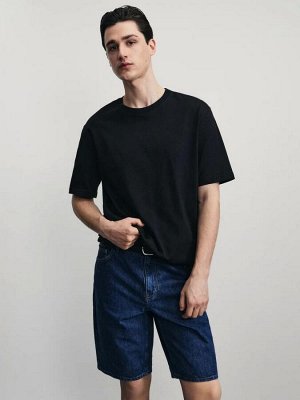 Брюки (бермуды) джинсовые мужские индиго