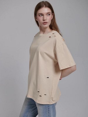 ФУТБОЛКА ЖЕНСКАЯ Кремовый