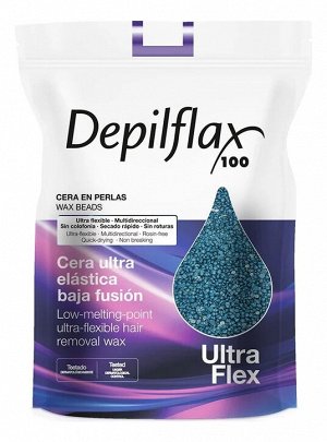 Depilflax Полимерный воск UltraFlex, Синий, в гранулах 1000 гр