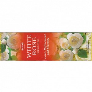 HEM 4-гр. благовония White Rose БЕЛАЯ РОЗА блок 25 шт.