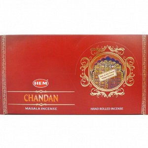 HEM масала 15 гр. Благовония Chandan ЧАНДАН блок 12 шт.