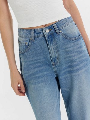 ДЖИНСЫ ЖЕНСКИЕ wide leg fit голубые