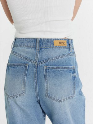 ДЖИНСЫ ЖЕНСКИЕ wide leg fit голубые