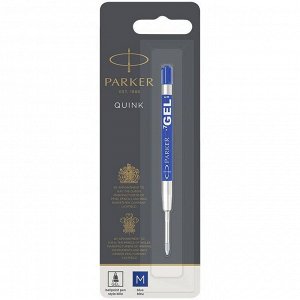 Стержень гелевый (для шариковых ручек) Parker "Gel Ball Point" синий, 98мм, 1мм, блистер