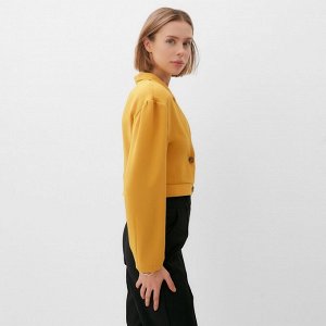 Жакет женский MINAKU: Green trend цвет горчичный
