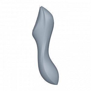 Вакуумный клиторальный стимулятор Satisfyer Curvy Trinity 3 серый