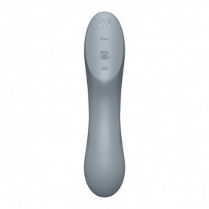 Вакуумный клиторальный стимулятор Satisfyer Curvy Trinity 3 серый