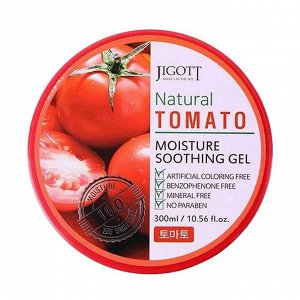 Jigott Увлажняющий успокаивающий гель с экстрактом томата / Natural Tomato Moisture Soothing Gel, 300 мл