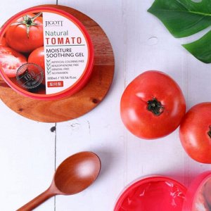 Jigott Увлажняющий успокаивающий гель с экстрактом томата / Natural Tomato Moisture Soothing Gel, 300 мл