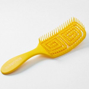 SOLOMEYA Расческа для сухих и влажных волос ароматизированная Wet Detangler Brush Oval ,1 шт
