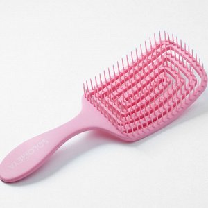 SOLOMEYA Расческа для сухих и влажных волос ароматизированная Wet Detangler Brush Oval ,1 шт