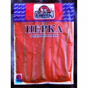 Ломтики нерки подкопчённые ТМ  KAMVITA 250 г