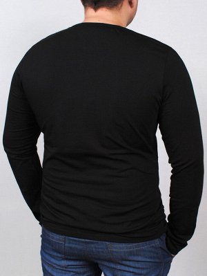DNM long футболка длинный рукав черный