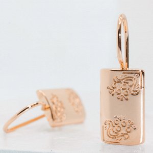 Серьги пластины F82130033