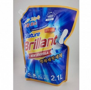 Nature Гель для стирки (в мягкой упаковке) Brillant, Ю.Корея, 2100 г