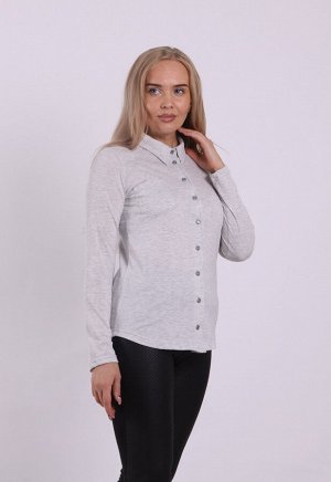 Рубашка женская 1801-013 серый
