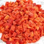 Перец замороженный нарезанный (кубик) 500 г (+-10г)