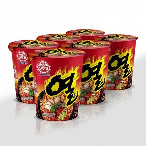 Ottogi Лапша со вкусом свинины Yeul ramen, 62 г
