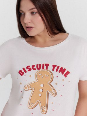 Пижама женская с принтом "biscuit time"