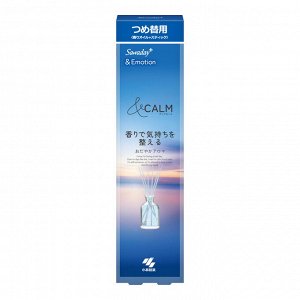 Ароматический диффузор для дома Kobayashi CALM EMOTION «Цветы и море» запаска наполнитель + палочки 70мл