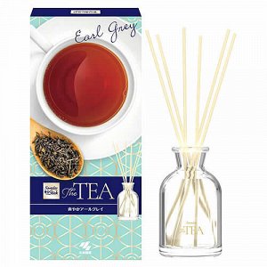 Ароматический диффузор для дома Kobayashi EARL GREY TEA «Цитрусово-цветочный» стеклянный флакон + наполнитель + палочки 70мл