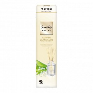 Ароматический диффузор для дома Kobayashi PARFUM BLANC ECRU" «Нежные цветы» запаска наполнитель + палочки 70мл