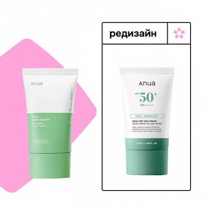Лёгкий минеральный солнцезащитный крем, Anua Airy Sun Сream SPF50+ PA++++