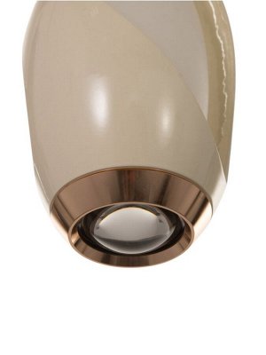 Светильник BayerLux «Люмине», 7 Вт, LED, 4000К, золото/белый, 9x9x18(+150) см