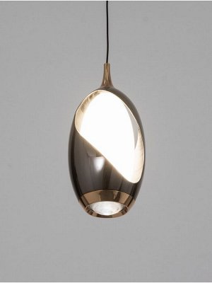 Светильник BayerLux «Люмине», 7 Вт, LED, 4000К, чёрный/золото, 9x9x18(+150) см
