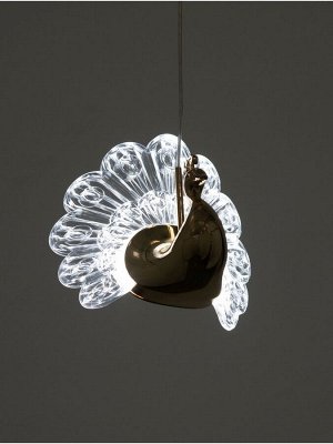 Светильник BayerLux «Лебедь», LED, 5 Вт, 3000К, золото, 16.5x12x15-165 см