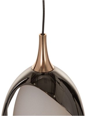 Светильник BayerLux «Люмине», 7 Вт, LED, 4000К, чёрный/золото, 9x9x18(+150) см