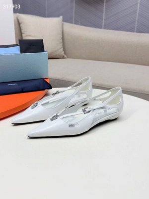 Балетки женские кожаные