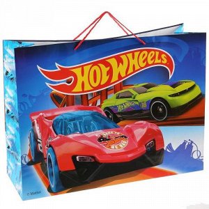 Пакет подарочный глянцевый Хот Вилс (Hot Wheels) , 46*61*20 см