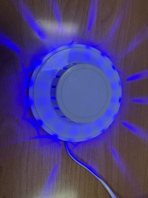 Светодиодный светильник-проектор ULI-Q304 2,5W/RGB WHITE. Напольный. Серия DISCO, многоцветный. Горизонтальная проекция. Кабель