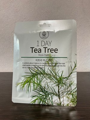 Med B Тканевая маска для лица с чайным деревом, 1 шт.