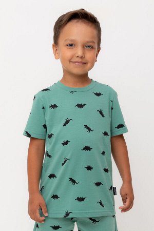 Фуфайка(Весна-Лето)+boys (малахитово-зеленый, дино к560)
