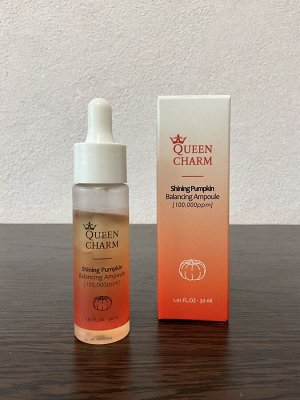 QUEEN CHARM Сыворотка для лица с экстрактом тыквы 10%, 30 мл
