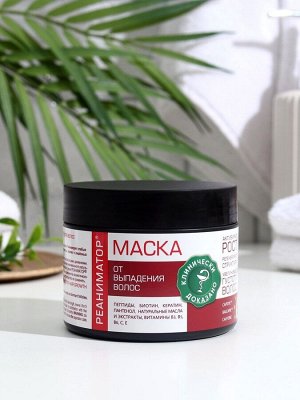 Маска Реаниматор Лошадиная сила укрепляющая от выпадения и для роста волос, 250 мл