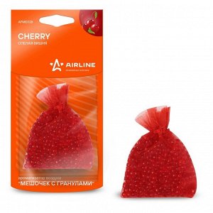 Ароматизатор подвесной Airline «Мешочек с гранулами» Cherry (Спелая вишня), полимерный, 20г, арт. AFME028