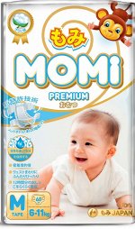 MOMI Premium   подгузники M ( 6-11 кг), 60 шт.