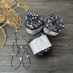 Пайетки на хлопке 50 гр/120 м  La Filati